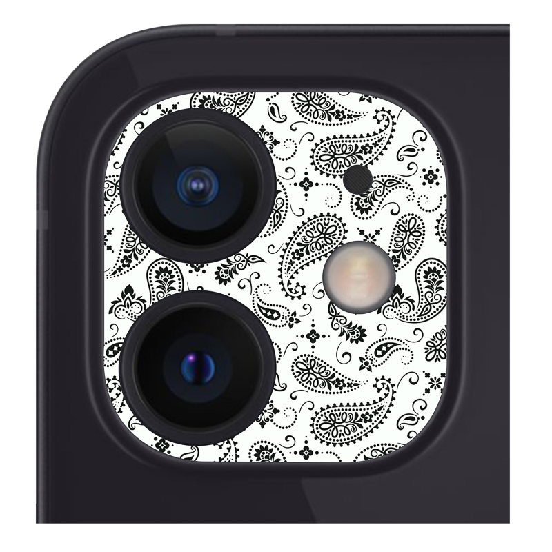 White Paisley Pack of 2