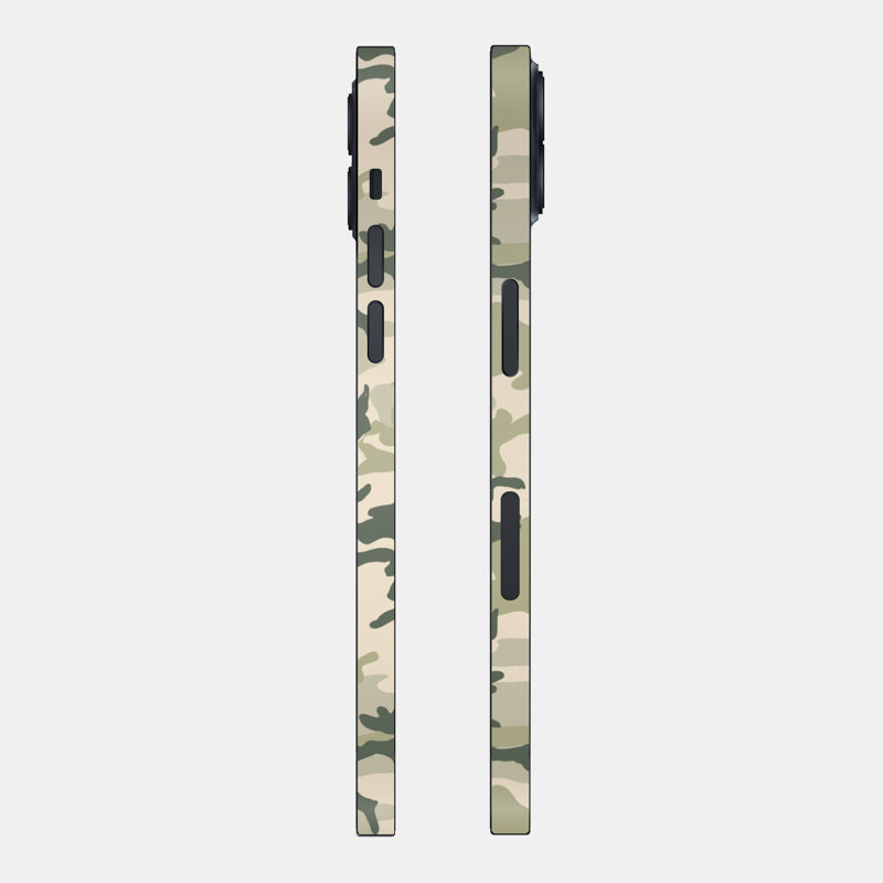 Military Camo Glass Back