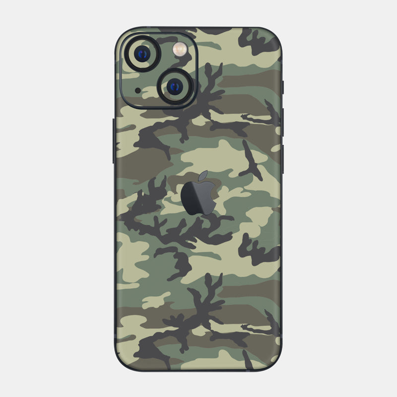 Forest Camo Glass Back