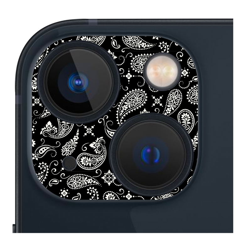 Black Paisley Pack of 2