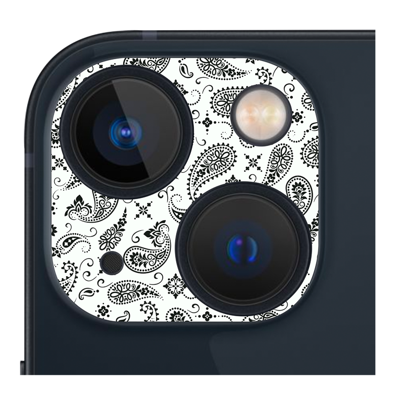 White Paisley Pack of 2