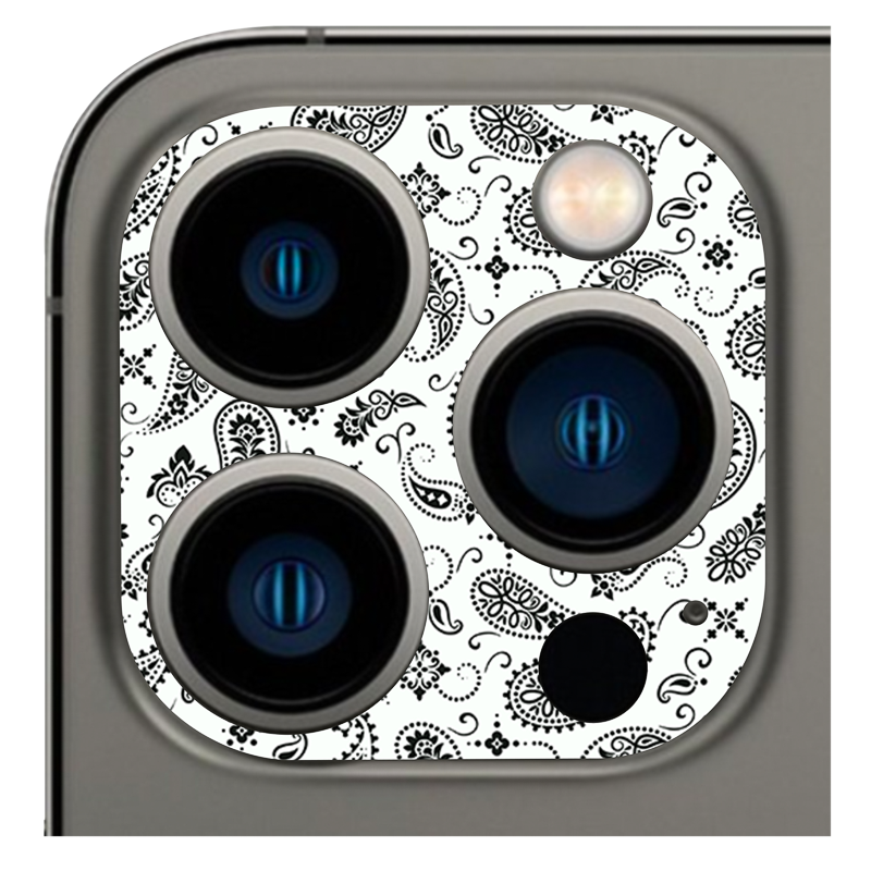 White Paisley Pack of 2