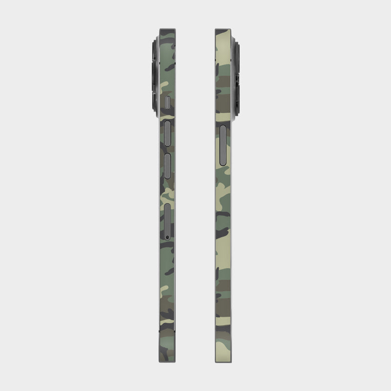 Forest Camo Glass Back