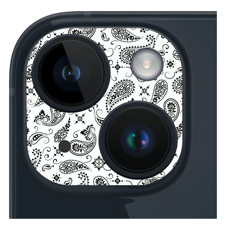 White Paisley Pack of 2