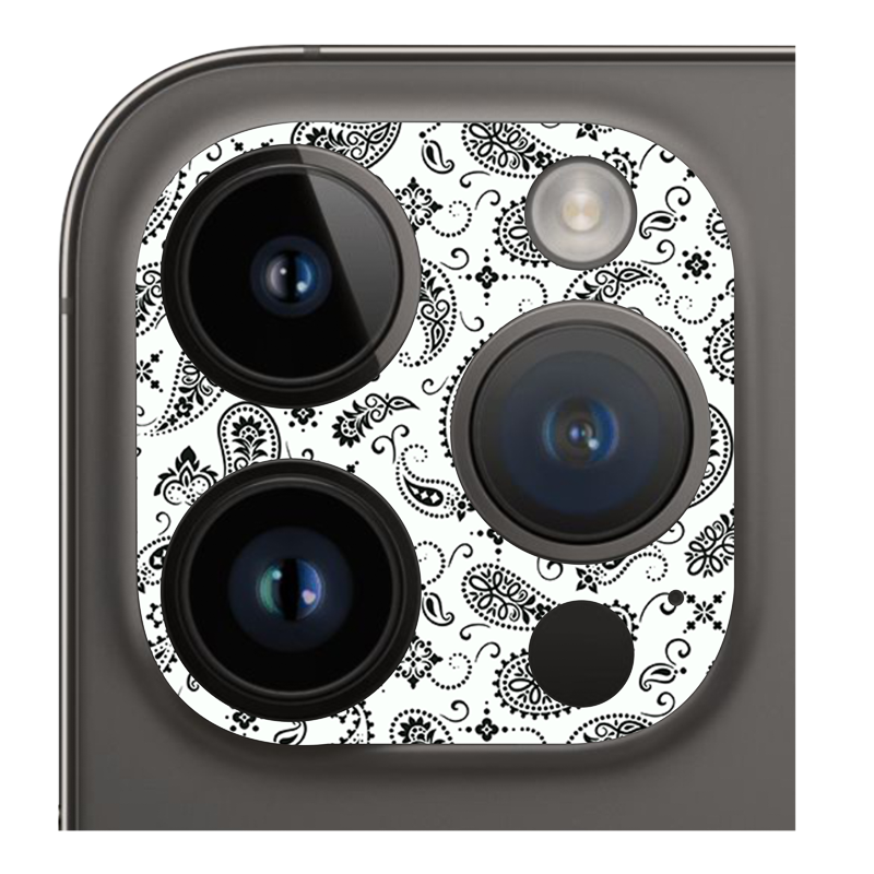 White Paisley Pack of 2