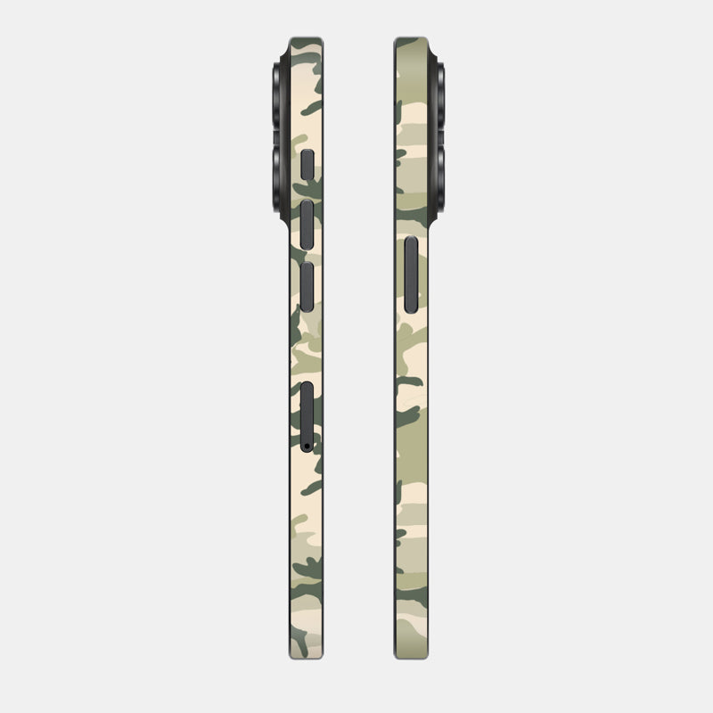 Military Camo Glass Back