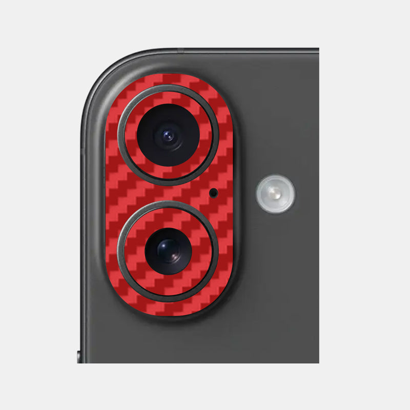 Carbon Fibre Red Pack of 2