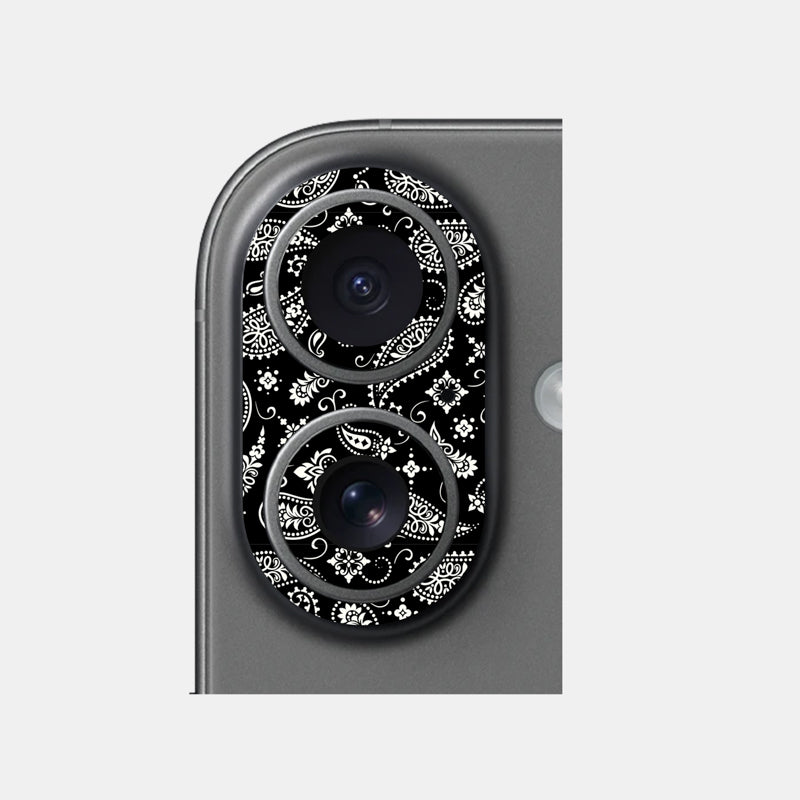 Black Paisley Pack of 2