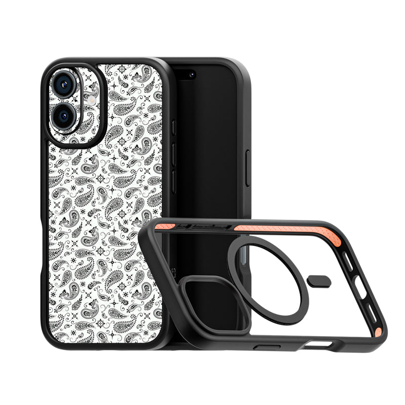360 White Paisley