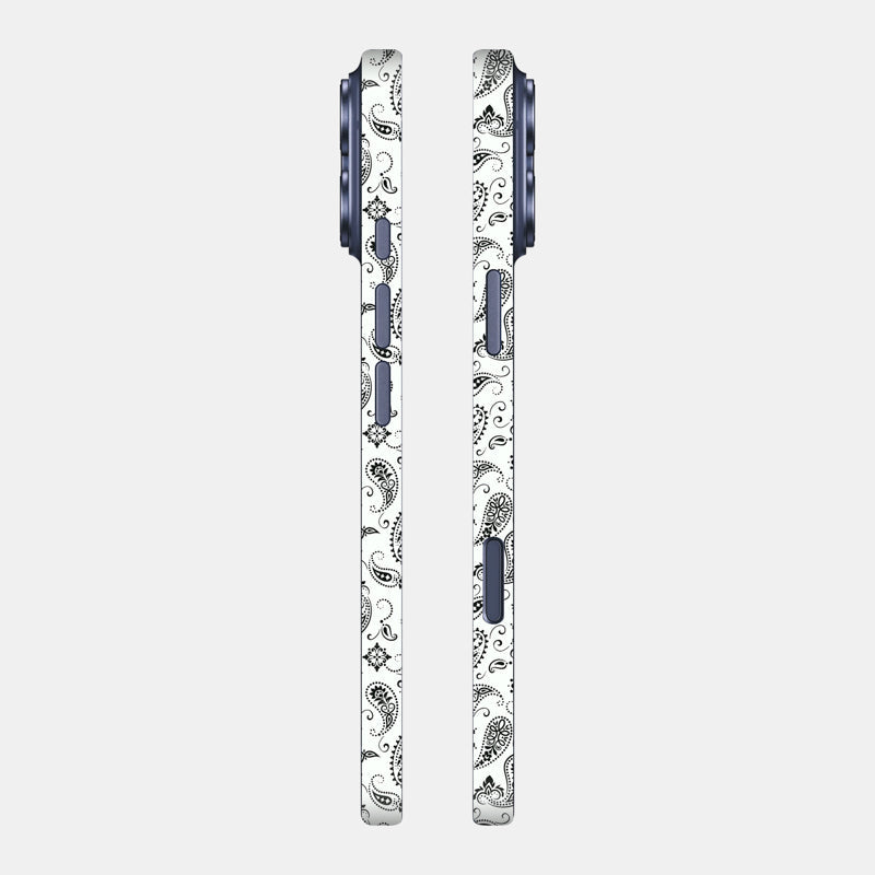 White Paisley Full Body