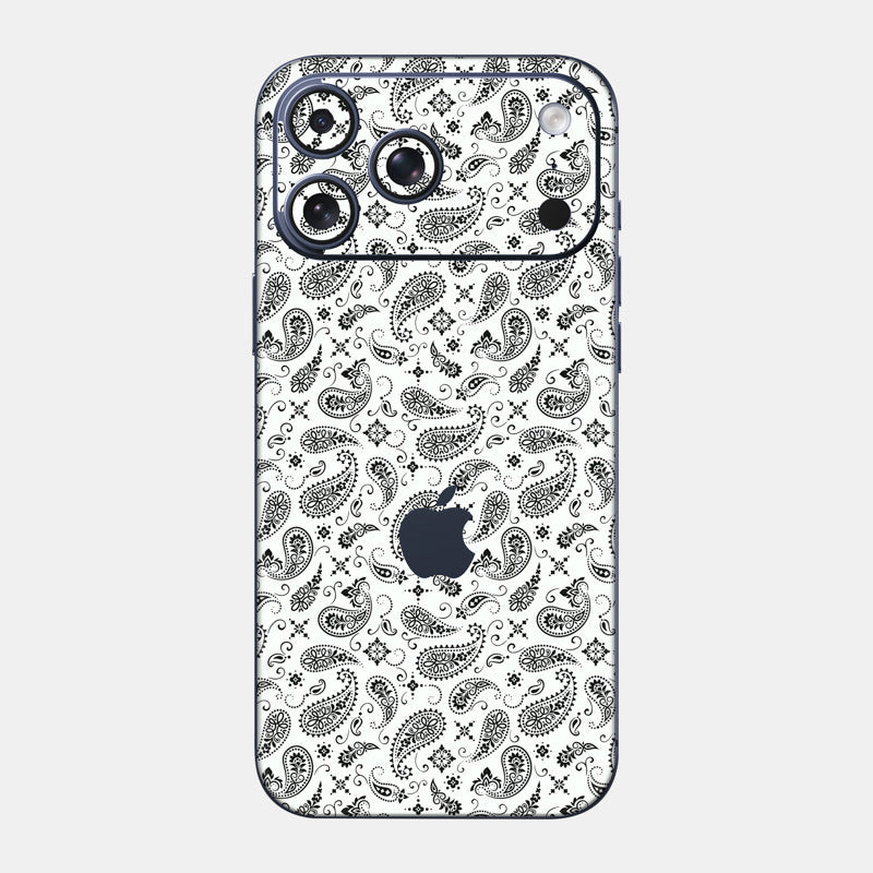 White Paisley Full Body