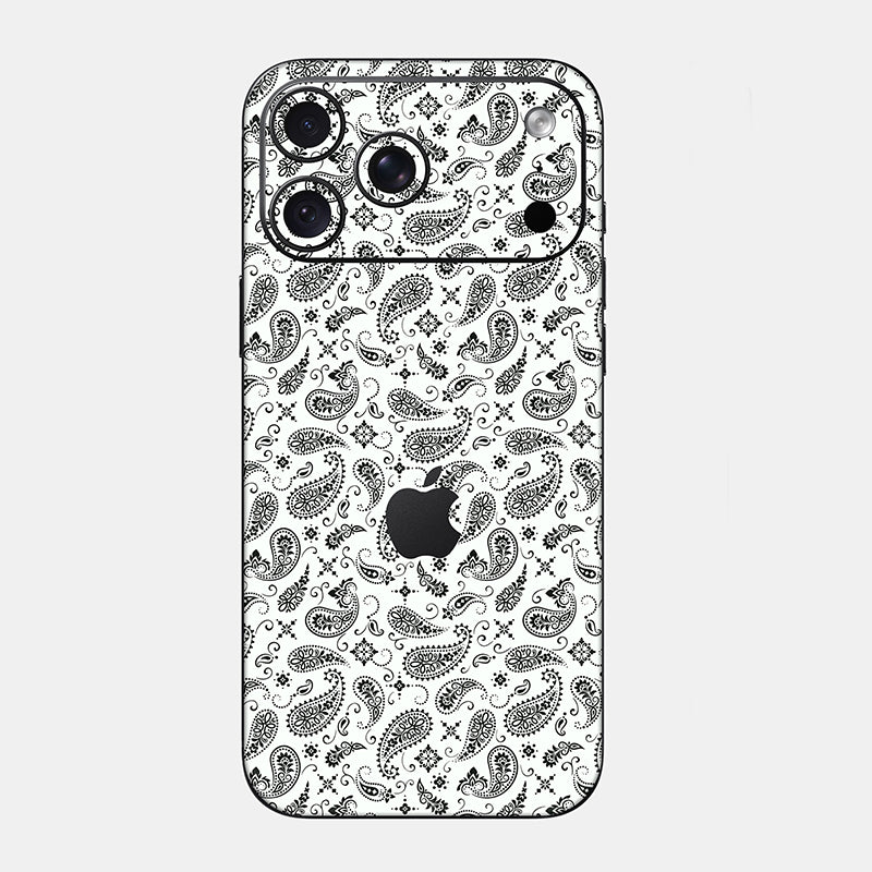 White Paisley Full Body