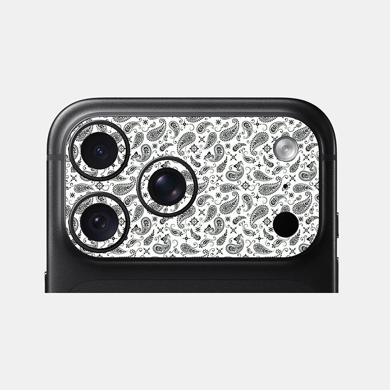 White Paisley Pack of 2