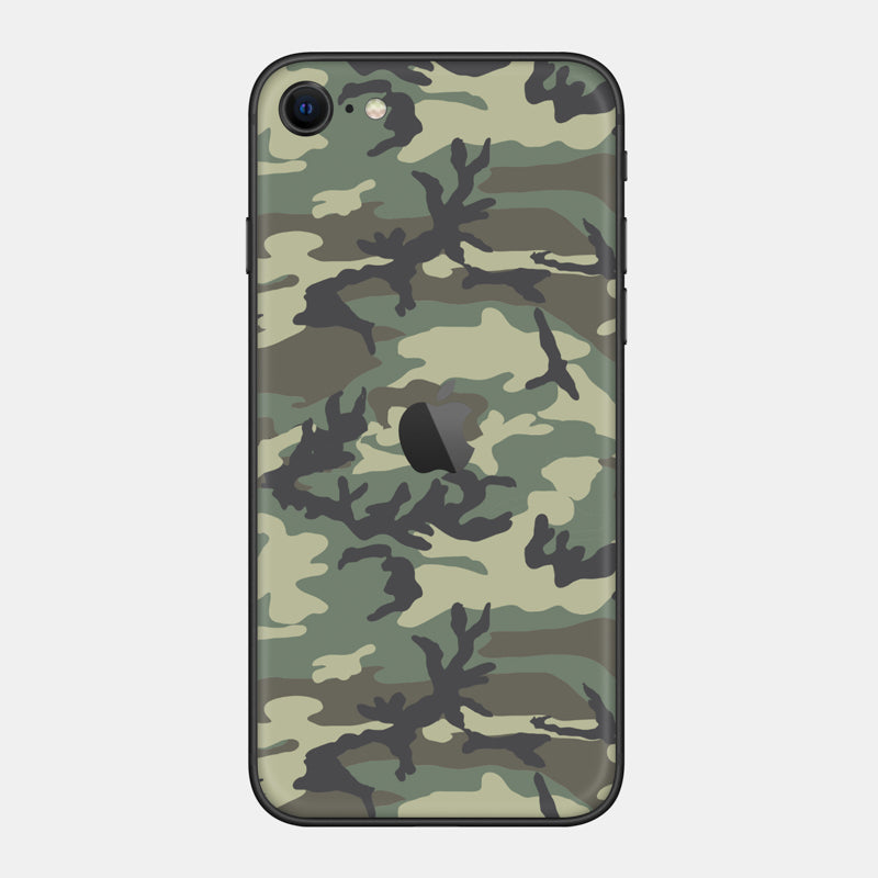 Forest Camo Glass Back