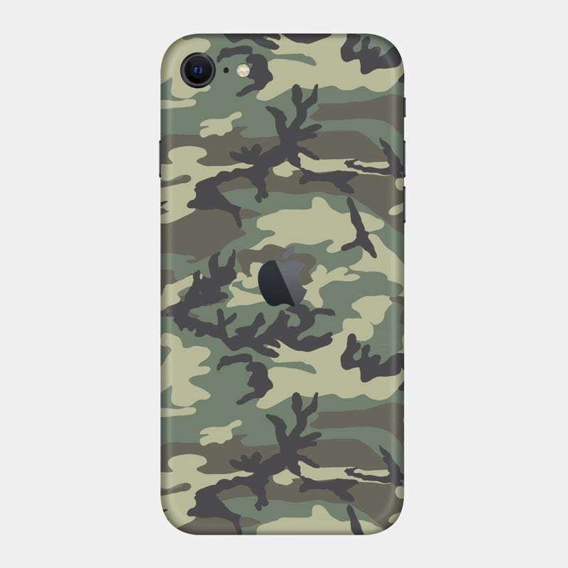 Forest Camo Glass Back