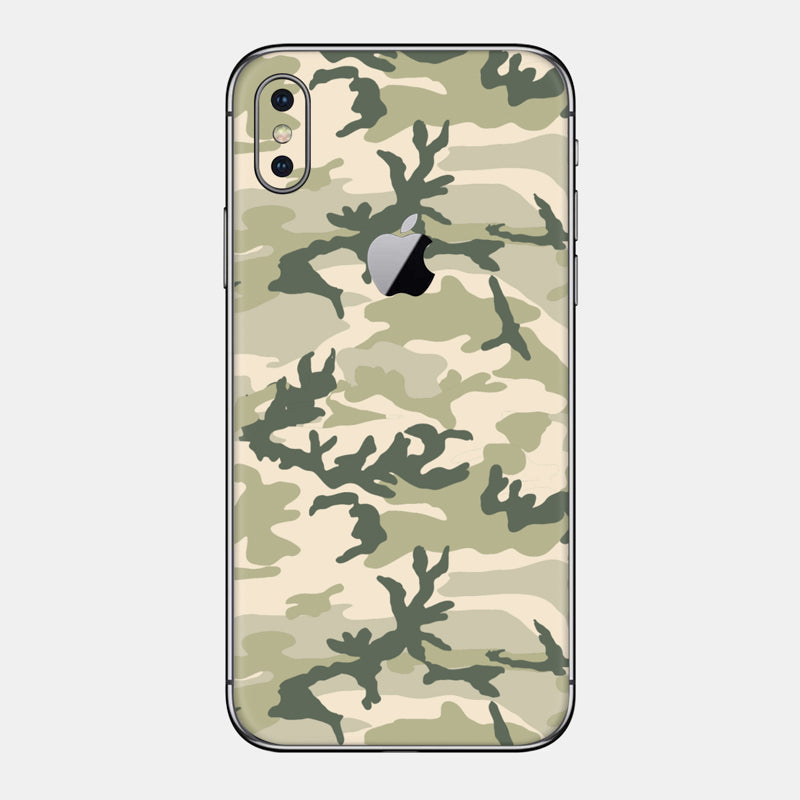 Military Camo Glass Back