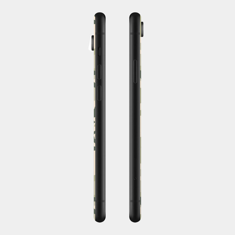 Military Camo Glass Back