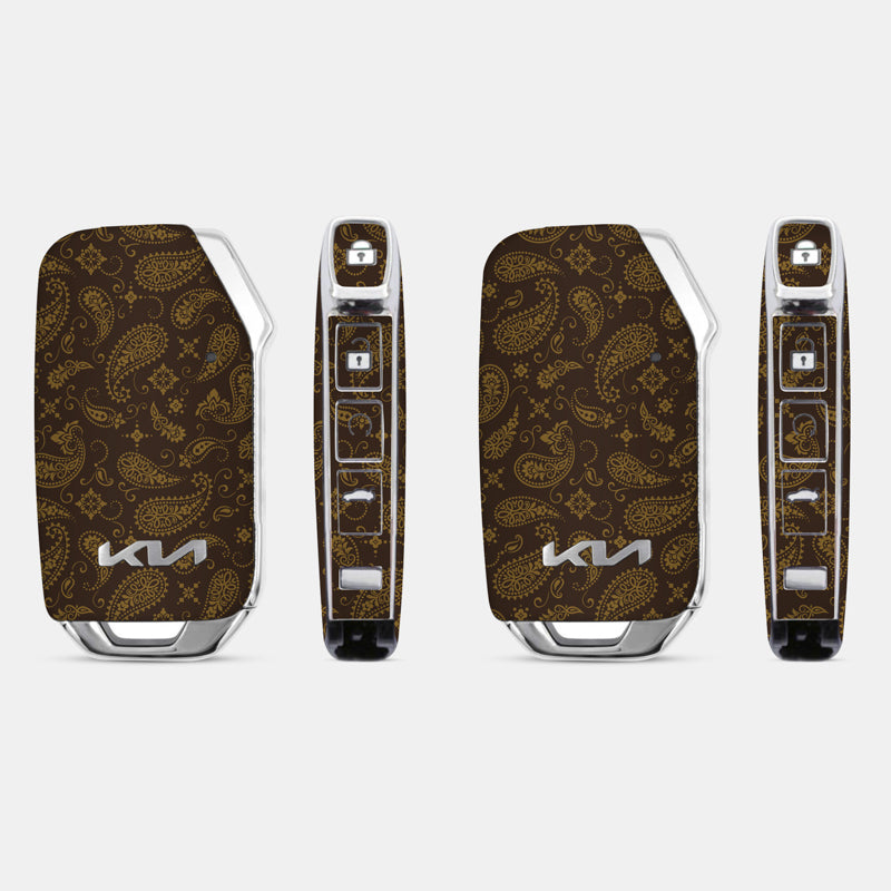 Brown Paisley Key-1 + Key-2