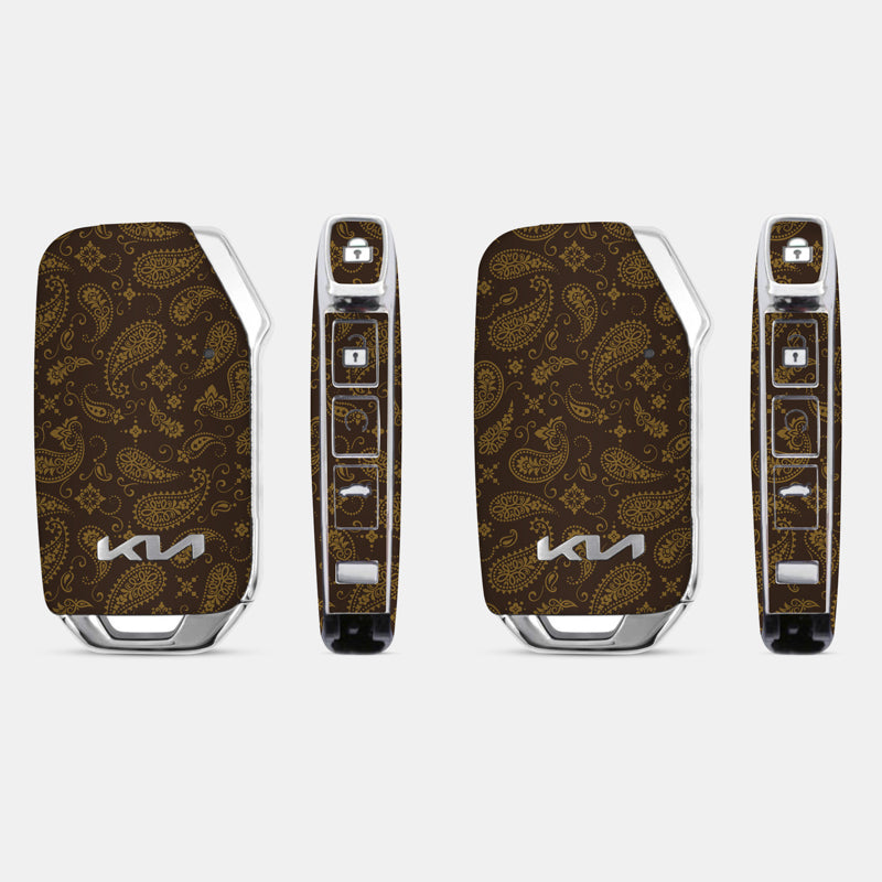 Brown Paisley Key-1 + Key-2