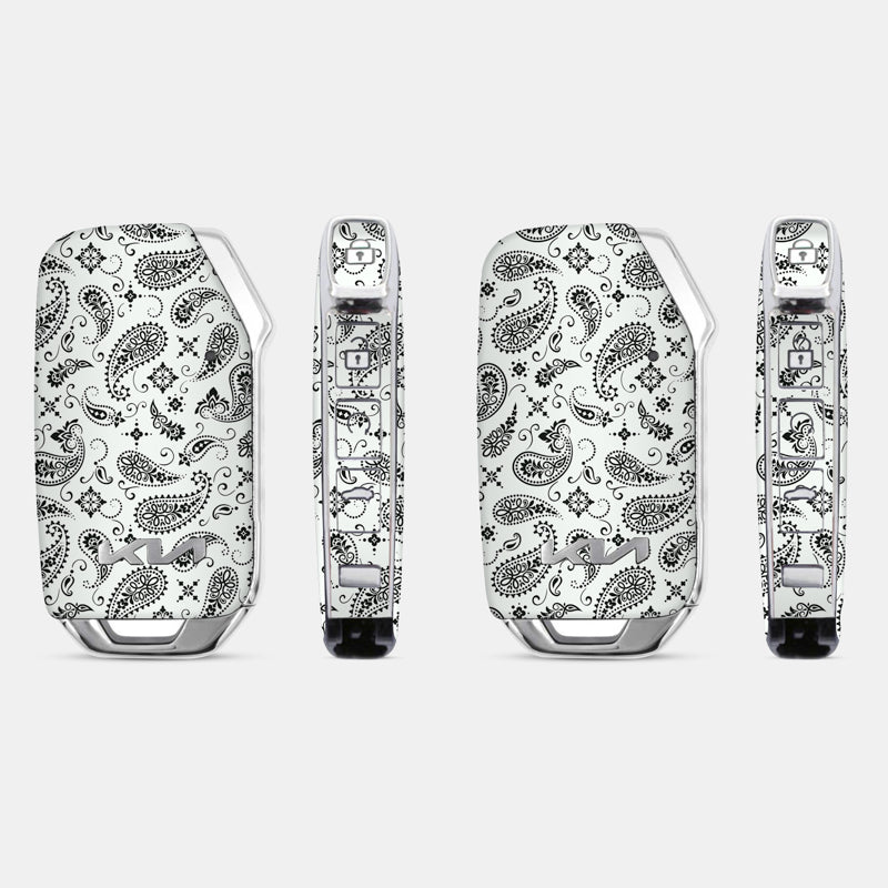 White Paisley Key-1 + Key-2