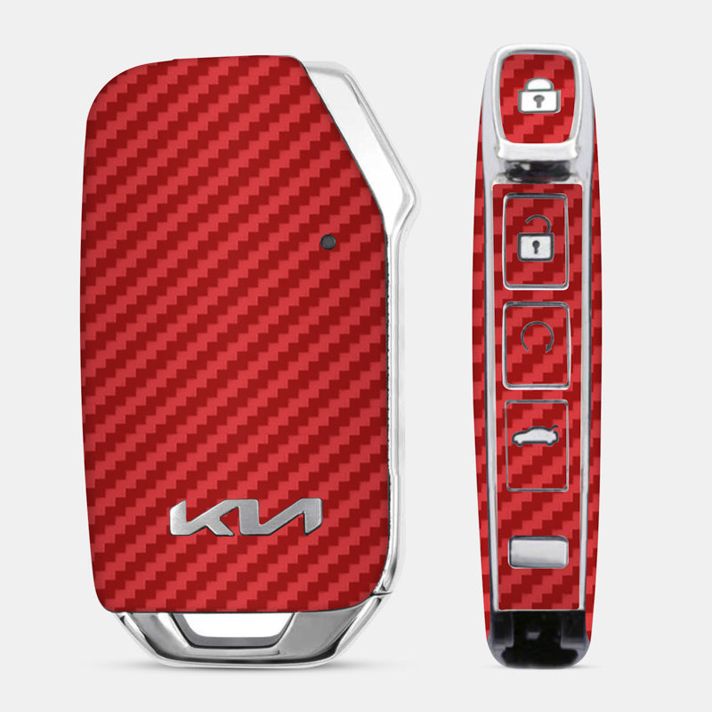 Carbon Fibre Red Key-1