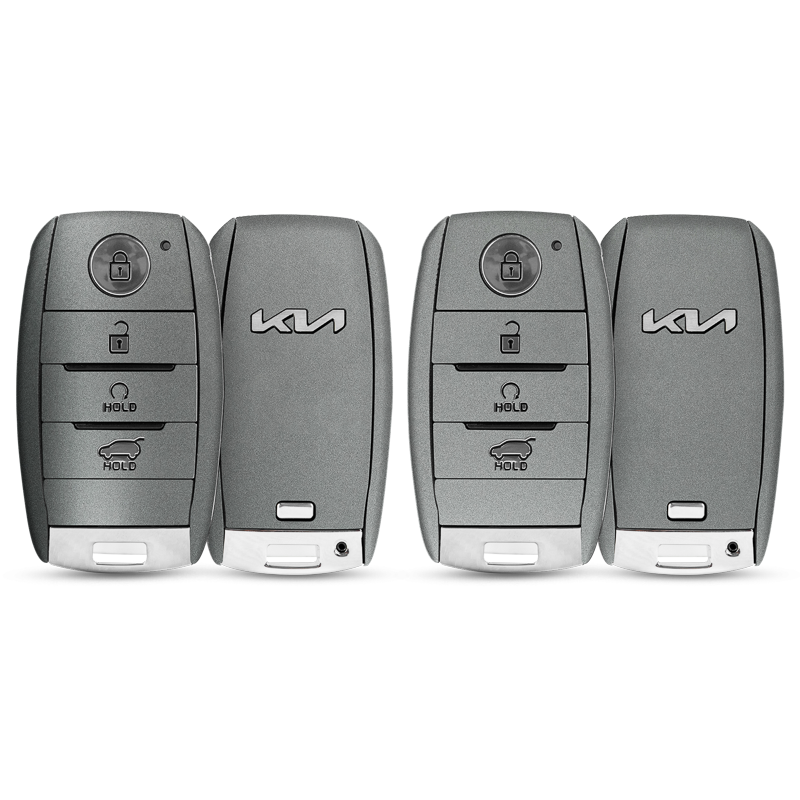 Satin Metiorite Silver Key-1 + Key-2