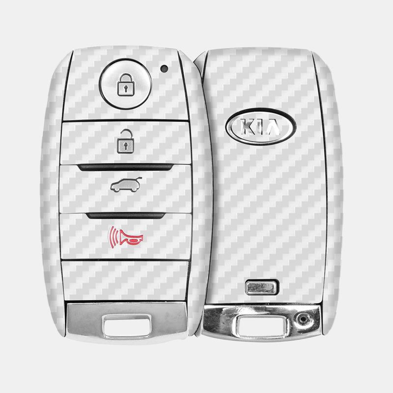 Carbon Fibre White Key-1
