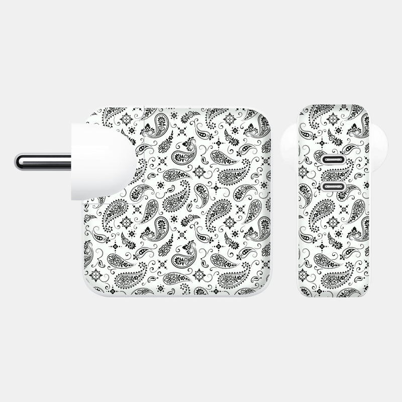 White Paisley Full Body