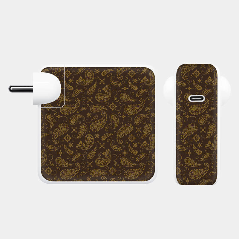 Brown Paisley Full Body