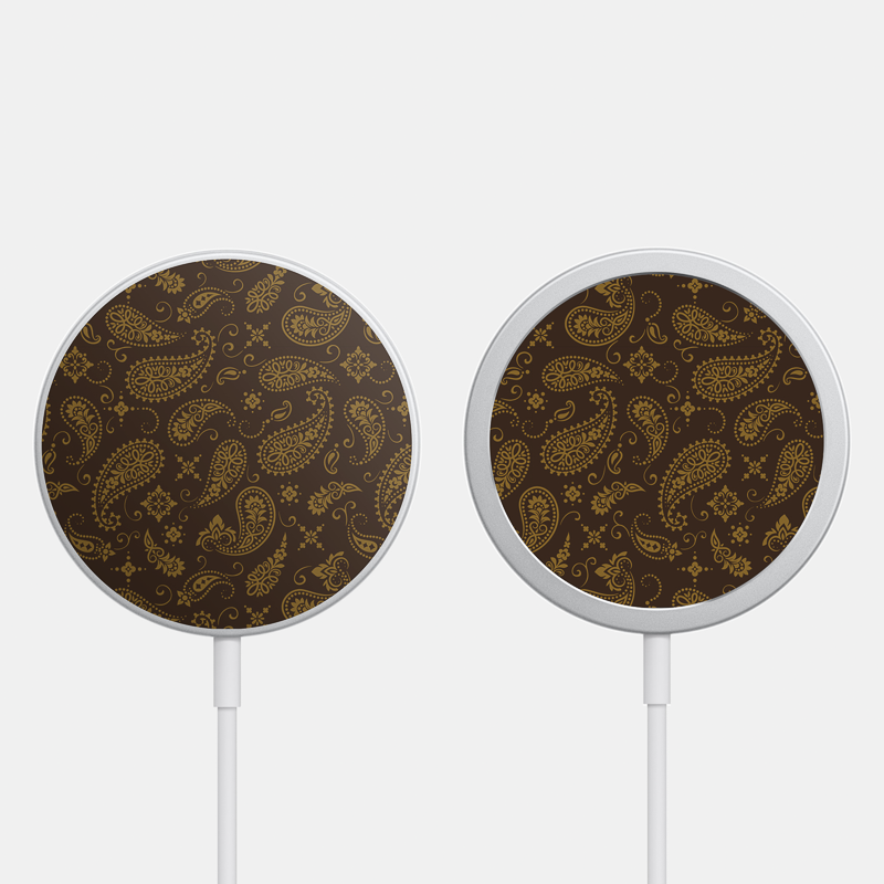 Brown Paisley Full Body