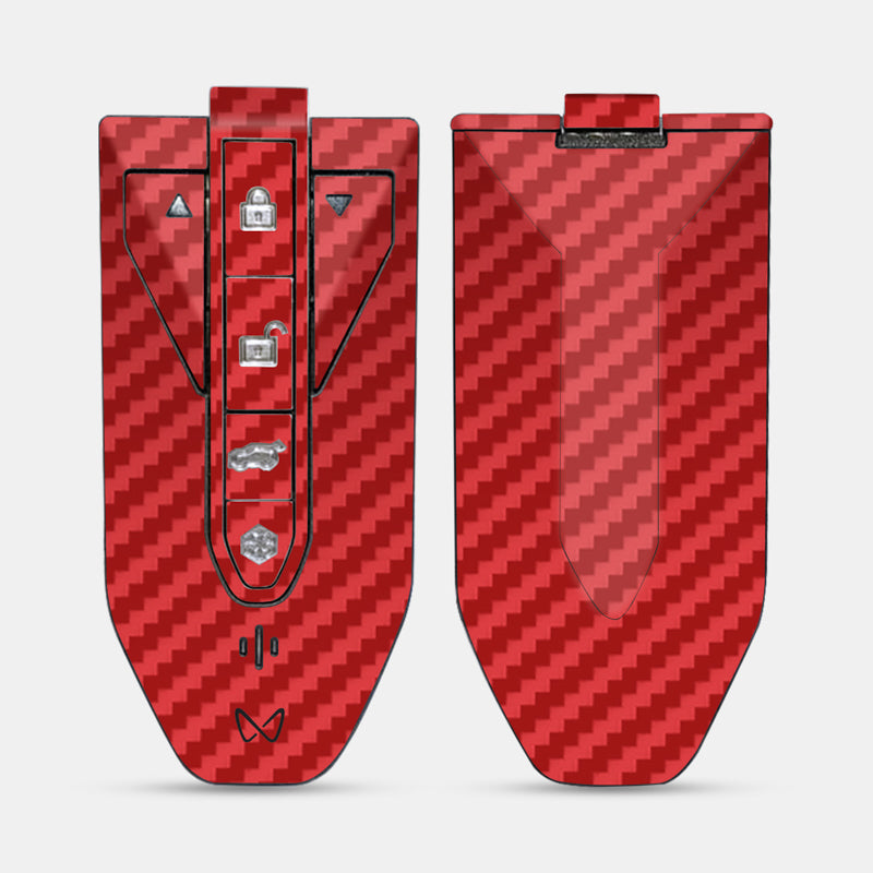 Carbon Fibre Red Key-1