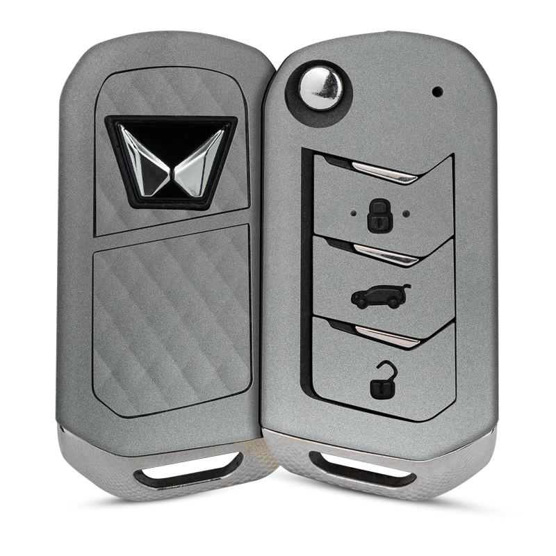 Satin Metiorite Silver Key-1