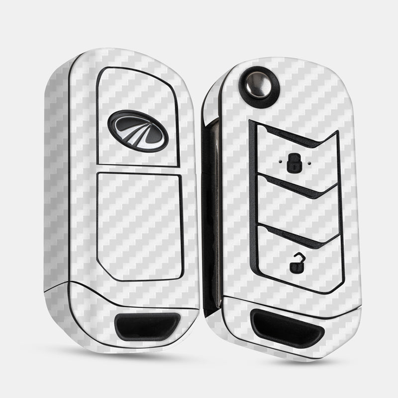Carbon Fibre White Key-1