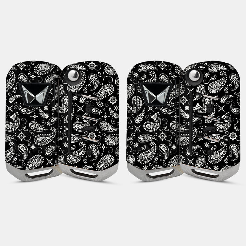 Black Paisley Key-1 + Key-2