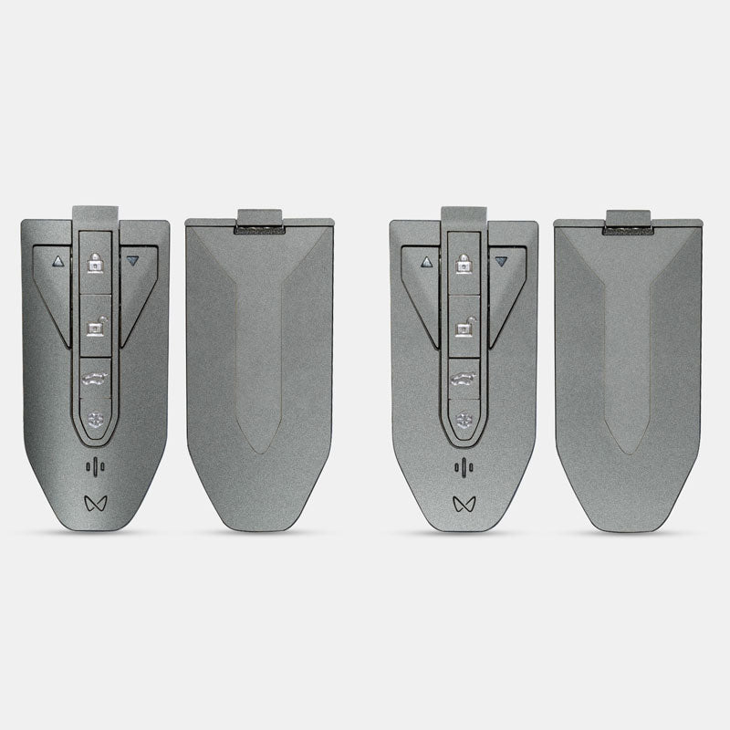 Satin Metiorite Silver Key-1 + Key-2