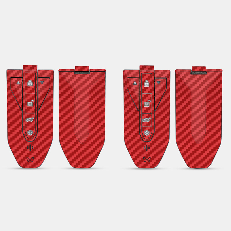 Carbon Fibre Red Key-1 + Key-2