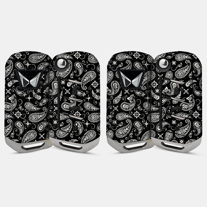 Black Paisley Key-1 + Key-2