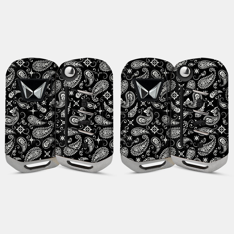Black Paisley Key-1 + Key-2