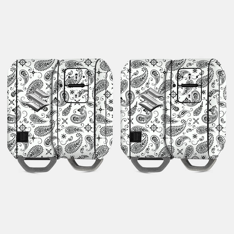 White Paisley Key-1 + Key-2