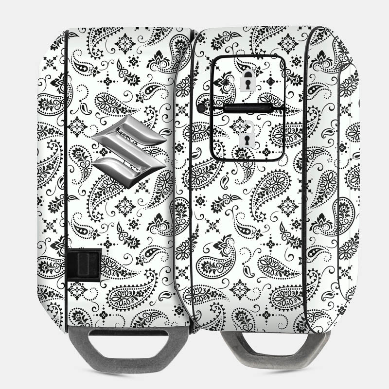 White Paisley Key-1