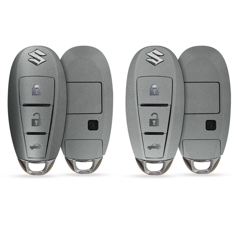 Satin Metiorite Silver Key-1 + Key-2