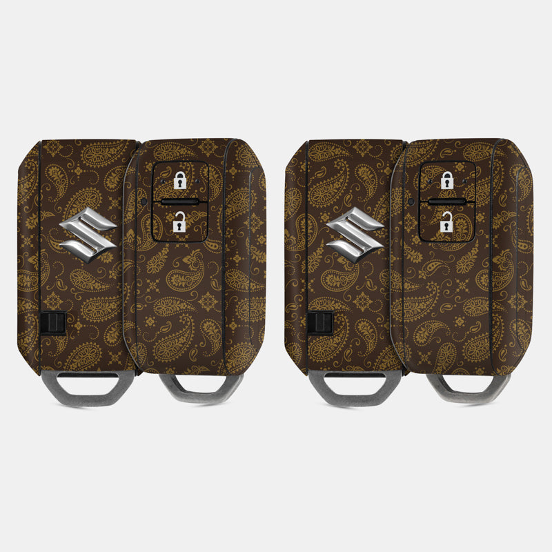 Brown Paisley Key-1 + Key-2