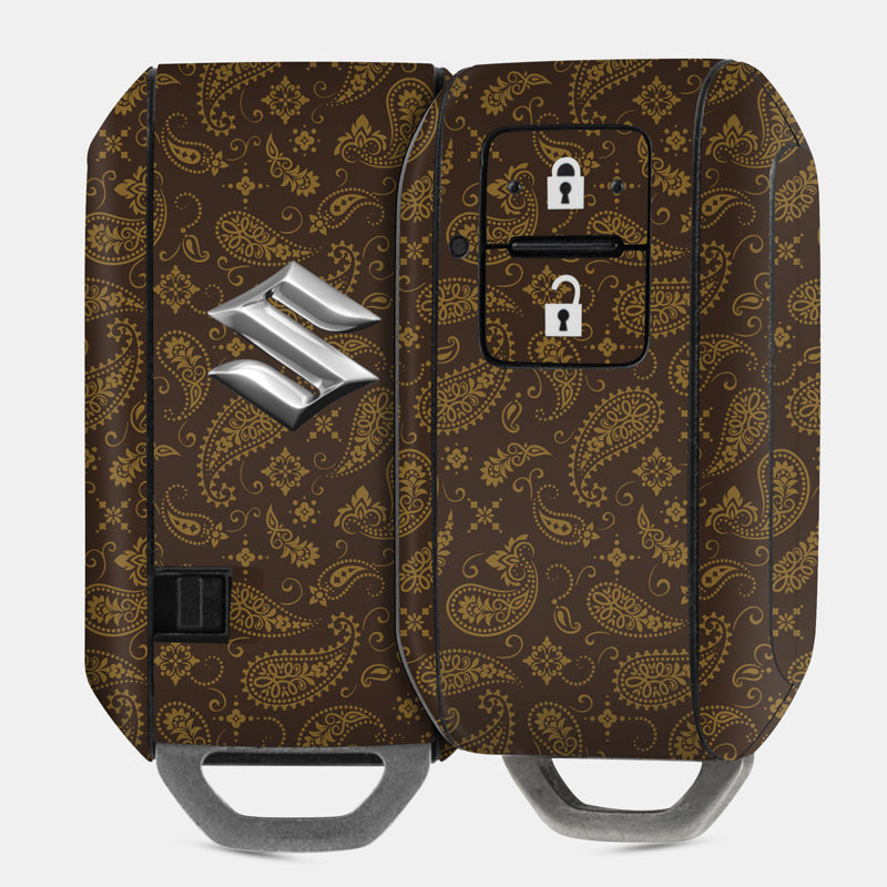 Brown Paisley Key-1