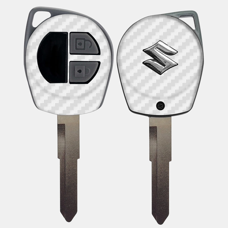Carbon Fibre White Key-1