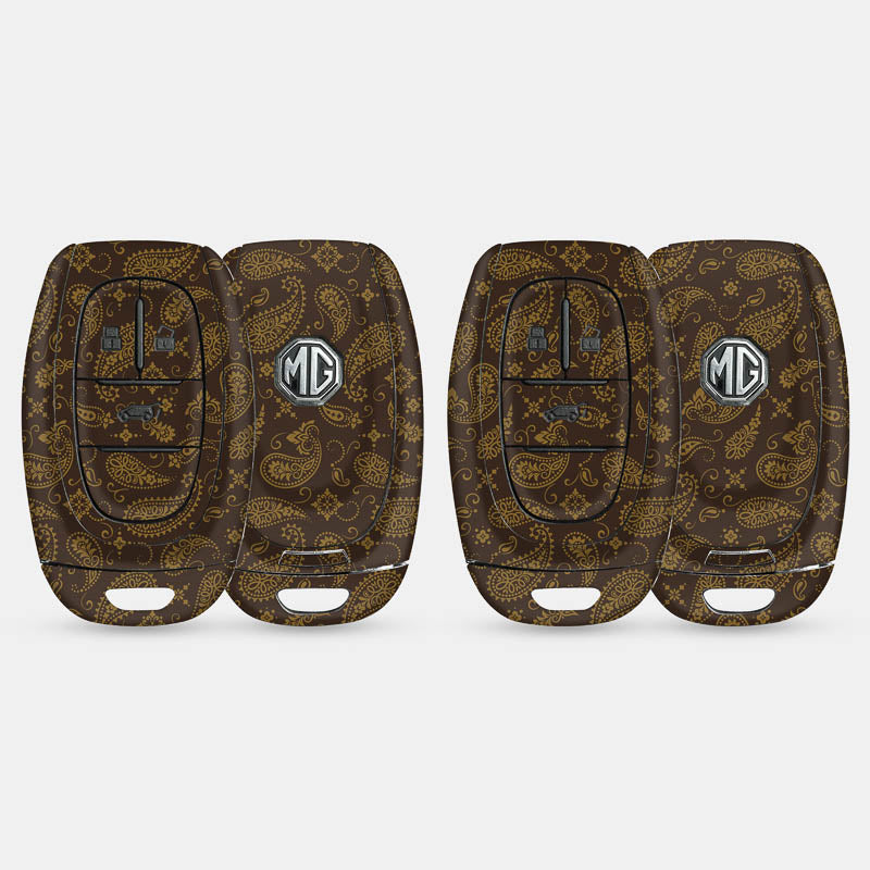 Brown Paisley Key-1 + Key-2