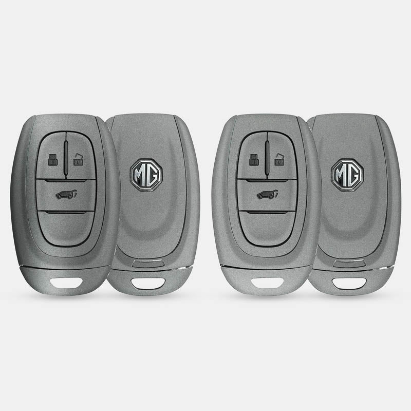 Satin Metiorite Silver Key-1 + Key-2