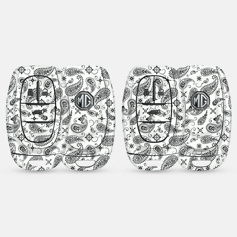 White Paisley Key-1 + Key-2