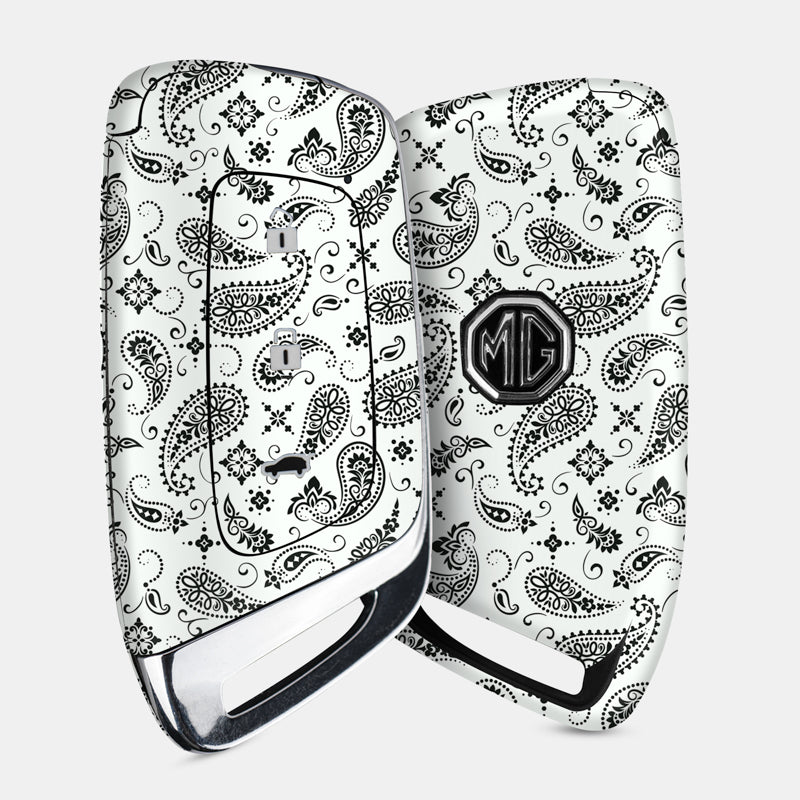 White Paisley Key-1