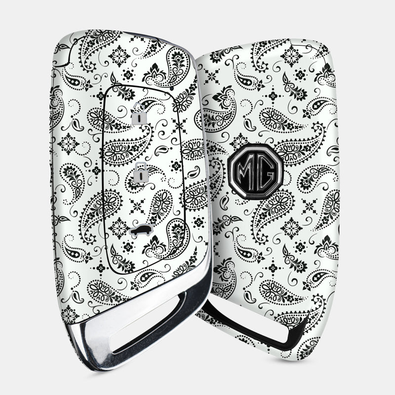 White Paisley Key-1
