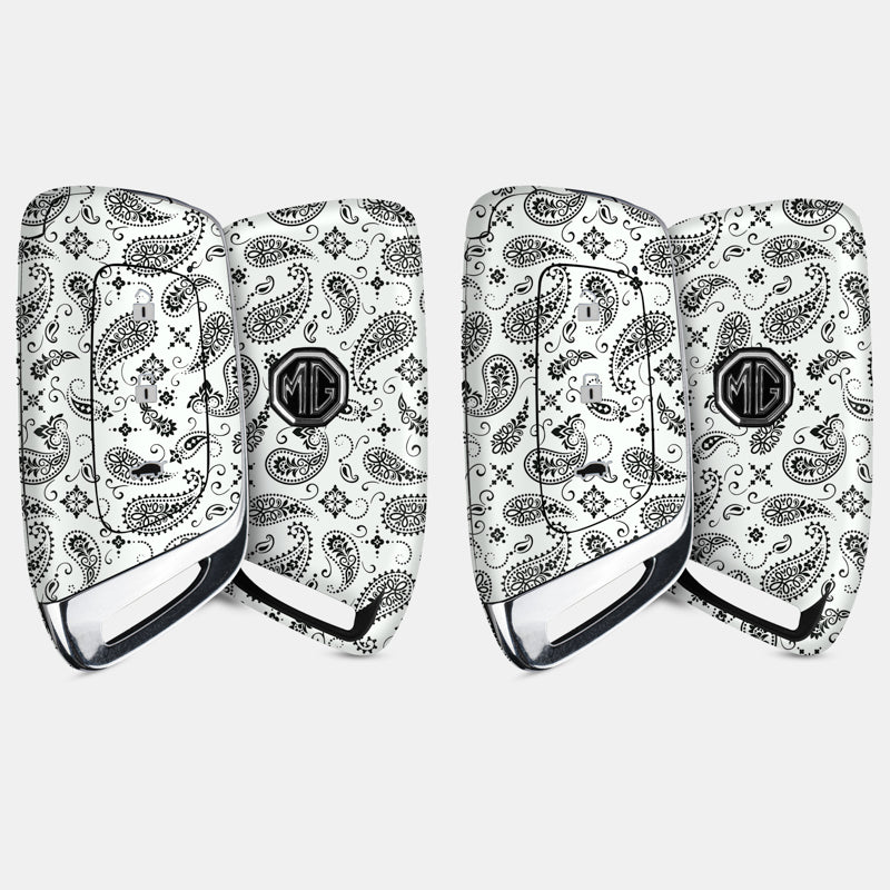 White Paisley Key-1 + Key-2